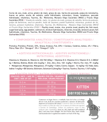 Yerbero Nature Kitten Pienso Superpremium Para Gatitos