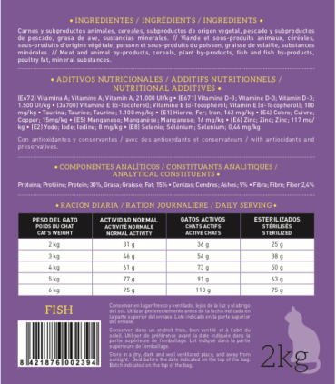 Yerbero Nature Fish Pienso Premium Para Gatos