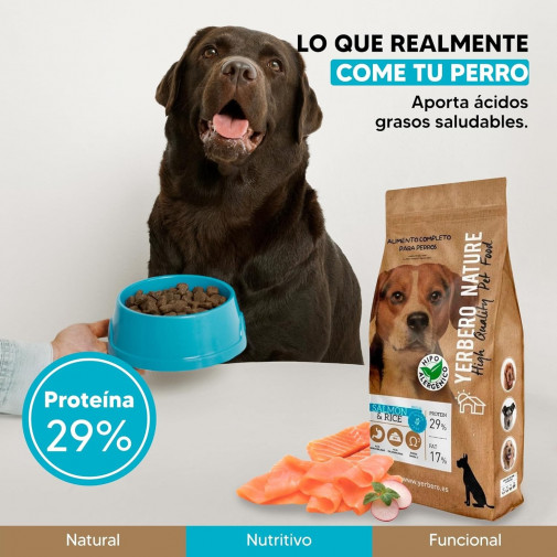 Yerbero Nature Salmón & Rice Comida Premium Hipoalergénico Sin Gluten