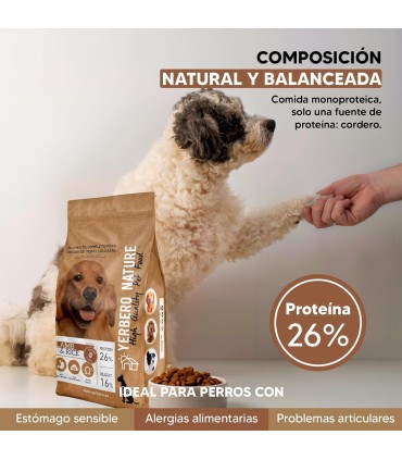 Yerbero Nature Lamb & Rice Comida Premium Hipoalergénico Sin Gluten