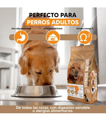 Yerbero Nature Chicken & Rice Comida Premium Hipoalergénico Sin Gluten