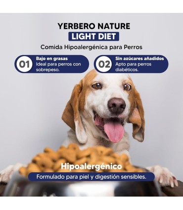 Yerbero Nature Light Diet Comida Hipoalergénica Para Perros