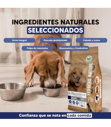 Yerbero Nature Light Diet Comida Hipoalergénica Para Perros