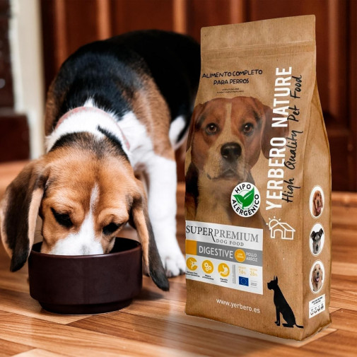 Yerbero Nature Digestive Low Grain hipoalergénico para perros