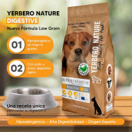 Yerbero Nature Digestive Low Grain hipoalergénico para perros