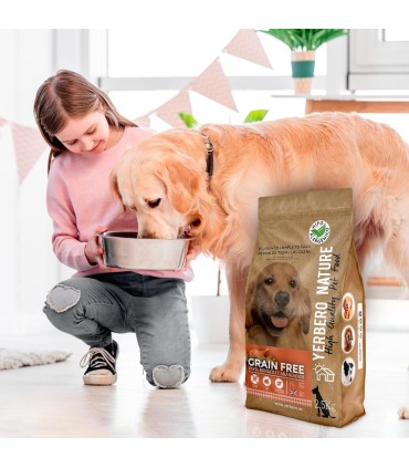 Yerbero Nature Grain Free Pavo y Boniato – Comida sin cereales perros