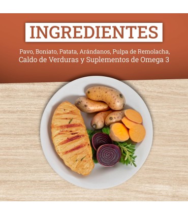 Yerbero Nature Grain Free Pavo y Boniato – Comida sin cereales perros