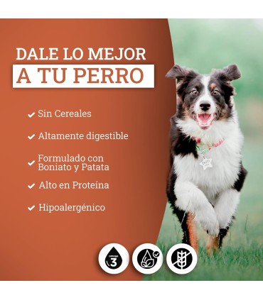 Yerbero Nature Grain Free Pavo y Boniato – Comida sin cereales perros