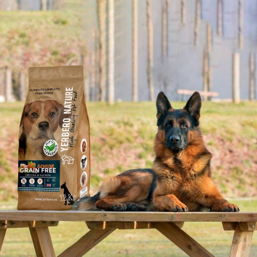 Yerbero Nature Grain Free Senior – SIN cereales para perros mayores