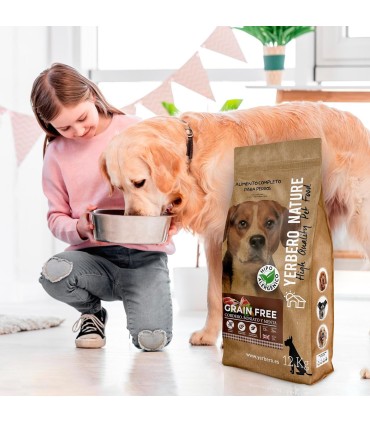 Yerbero Nature Grain Free De Cordero Comida Para Perros Sin Cereales