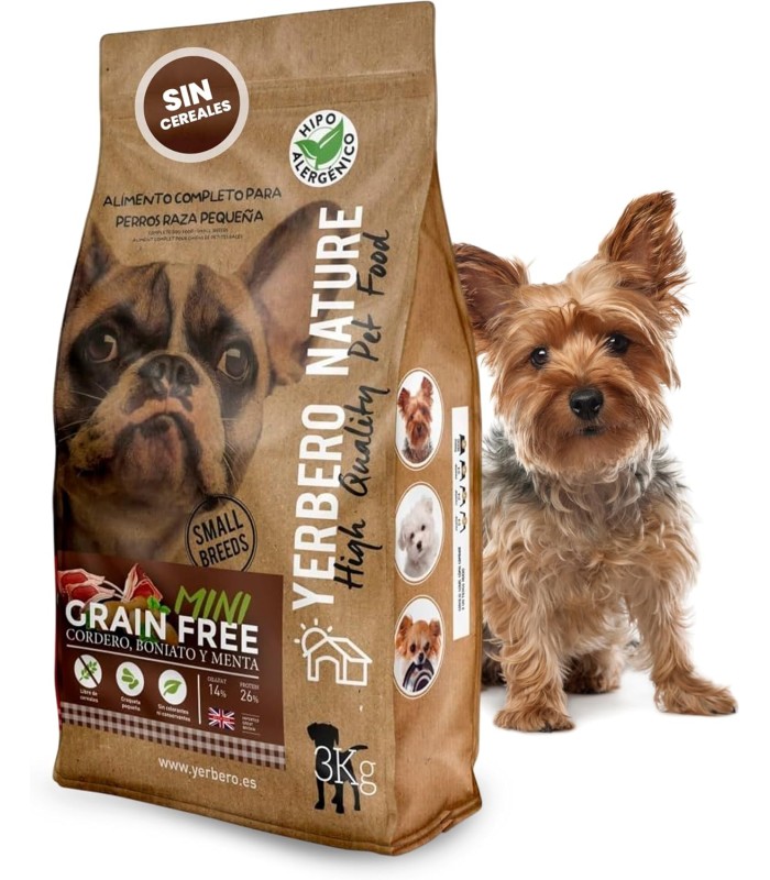 Mini Grain Free Cordero, Alimento Sin Cereales Para Perros De Razas Pequeñas