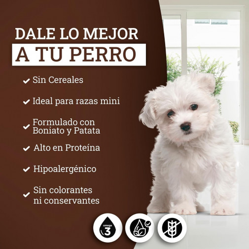 Mini Grain Free Cordero, Alimento Sin Cereales Para Perros De Razas Pequeñas