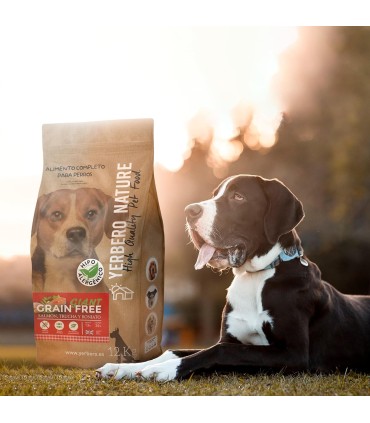 Yerbero Nature Grain Free Giant Salmon Comida Para Perros Grandes Sin Cereales