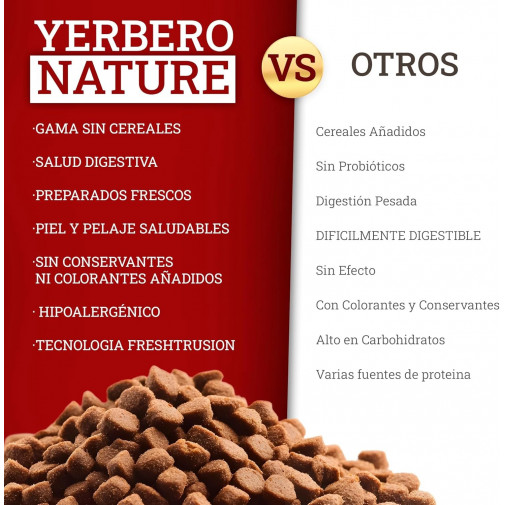 Yerbero Nature Grain Free Giant Salmon Comida Para Perros Grandes Sin Cereales