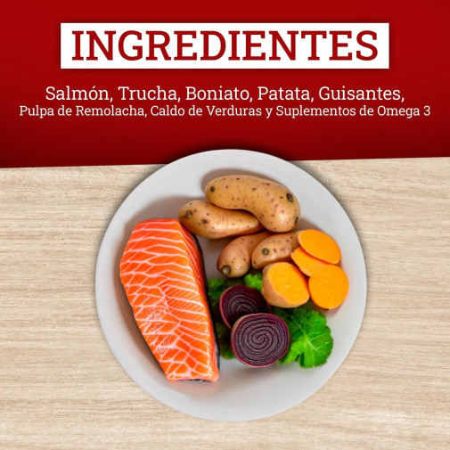 Yerbero Nature Grain Free Giant Salmon Comida Para Perros Grandes Sin Cereales