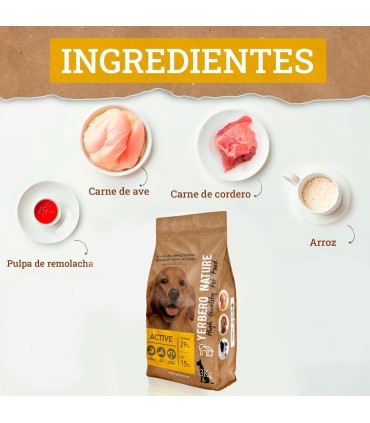 Yerbero Nature Active Comida Premium Para Perros