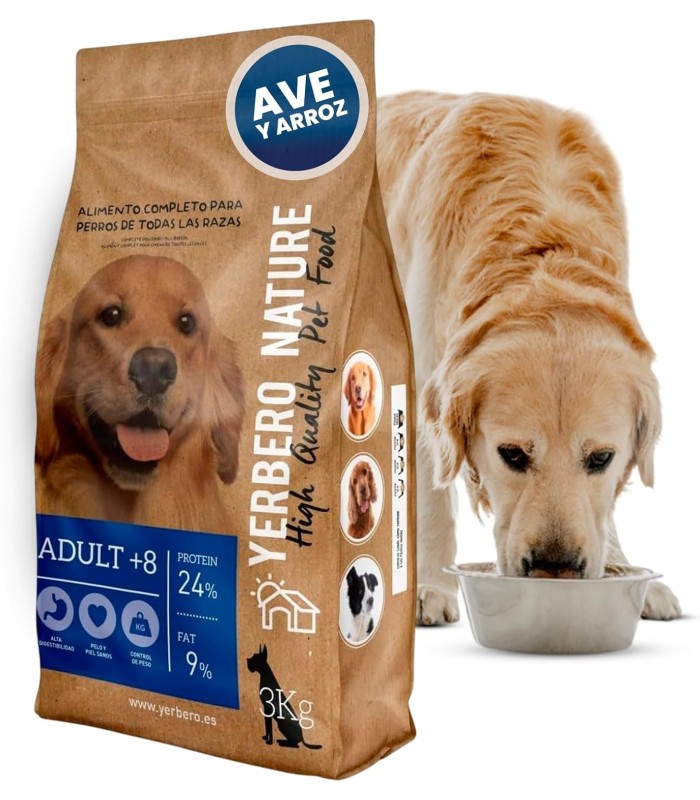 Yerbero Nature Adult+8 Comida Premium Para Perros