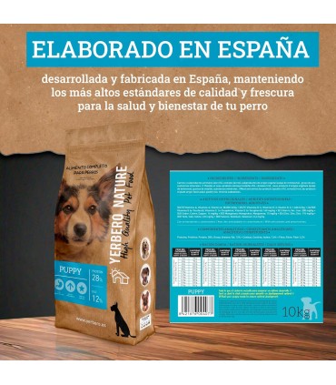 Yerbero Nature Puppy Comida Premium Para Cachorros