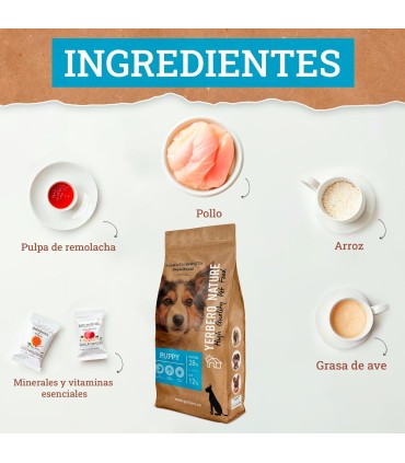 Yerbero Nature Puppy Comida Premium Para Cachorros