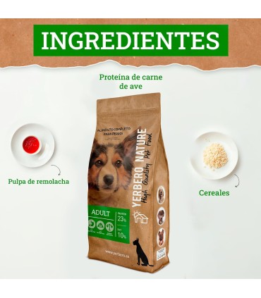 Yerbero Nature Adult Comida Premium Para Perros