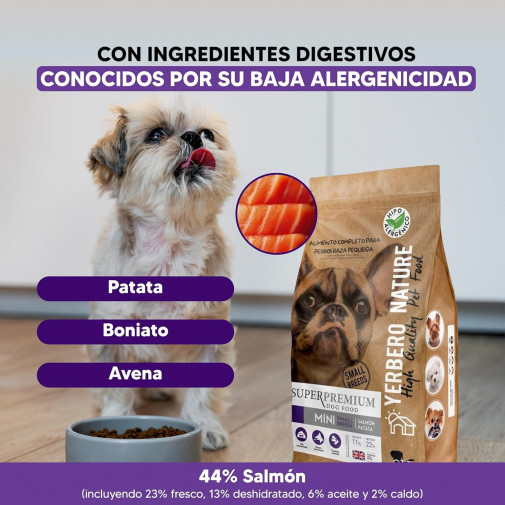 Mini Salmón, Alimento Superpremium Perros De Razas Mini