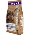 Yerbero Nature MINI SALMON, alimento superpremium para perros de razas mini.