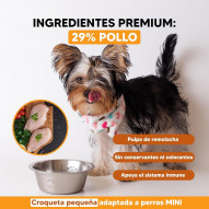 Yerbero Nature Mini Pollo hipoalergénico para perros razas mini
