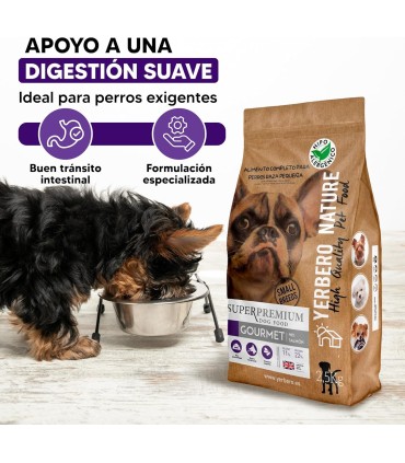 Yerbero Nature Gourmet Comida Para Perros Raza Pequeña 2.5kg