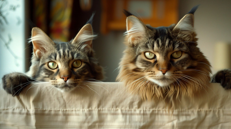 Gatos celosos ante una nueva adopción