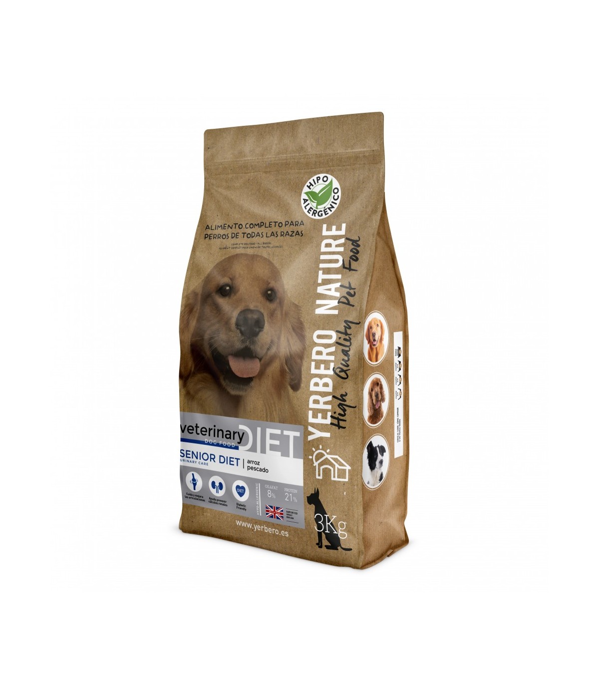 YERBERO NATURE SENIOR DIET HIPOALERGENICA