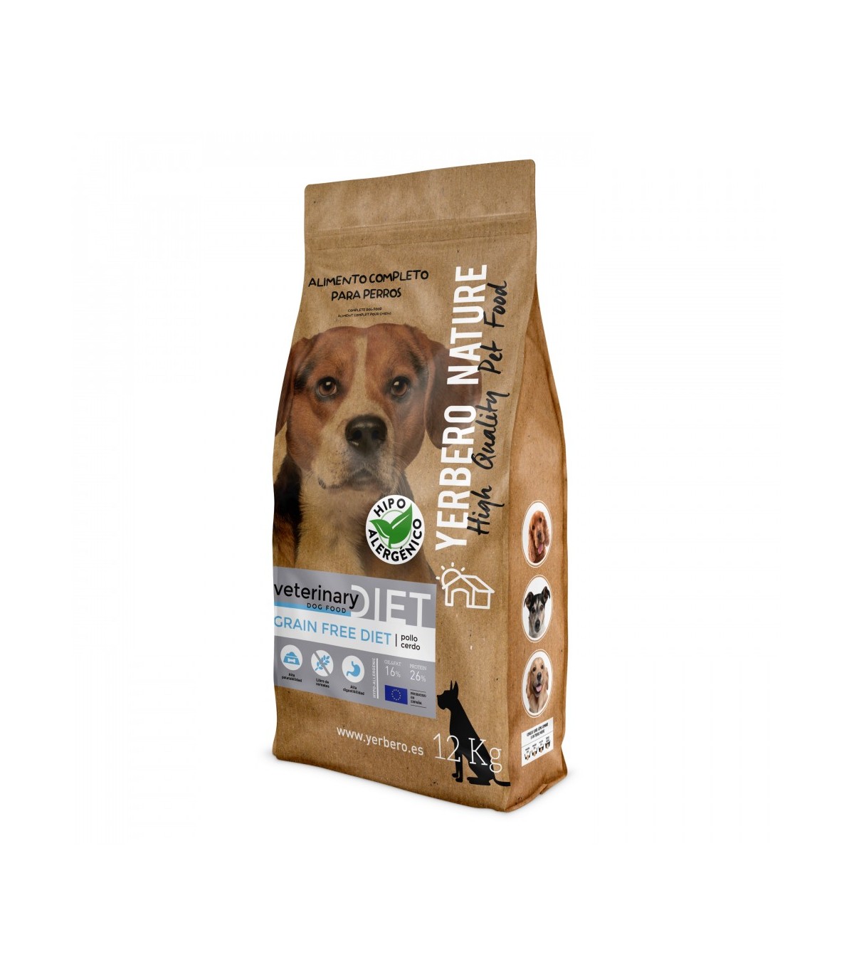 YERBERO NATURE GRAIN FREE DIET POLLO Y CERDO IBERICO