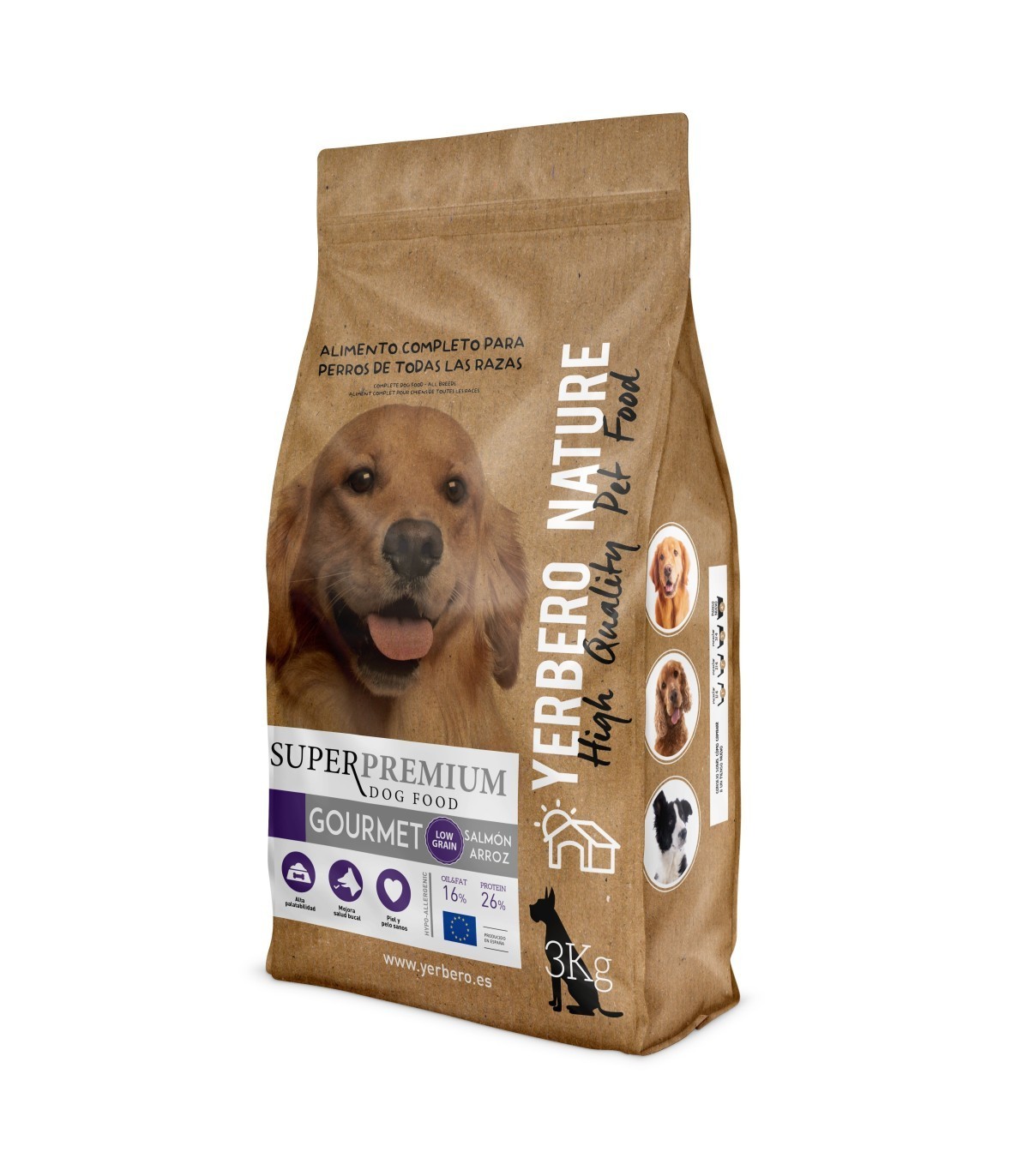 SUPERPREMIUM Dog Food Gourmet salmón y arroz