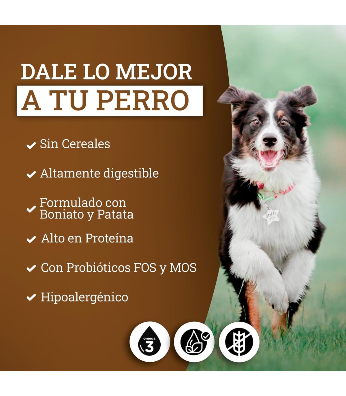 Yerbero Nature GRAIN FREE de Cordero, Boniato y Guisantes 