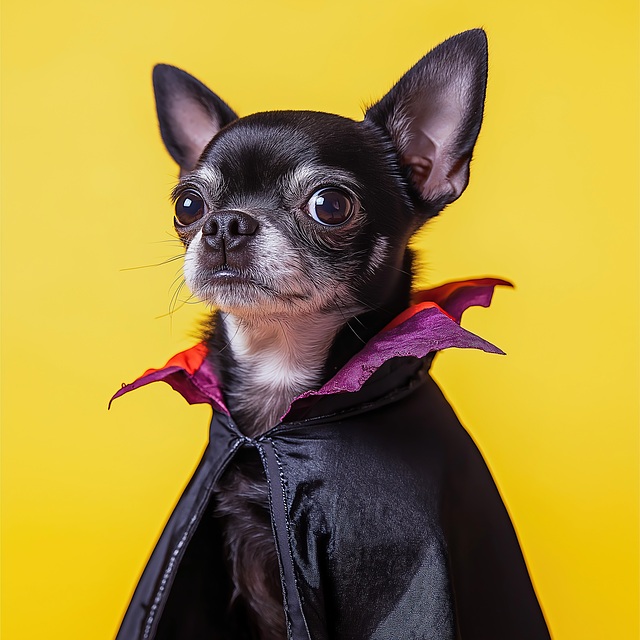 Halloween perro vampiro