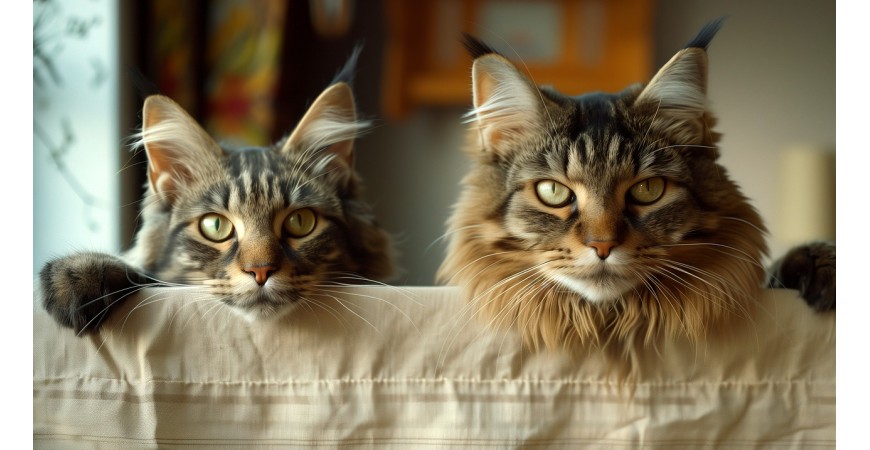 Gatos celosos ante una nueva adopción